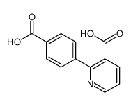 2-(4-carboxyphenyl)pyridine-3-carboxylic acid Structure