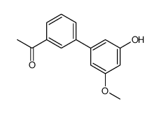 1-[3-(3-hydroxy-5-methoxyphenyl)phenyl]ethanone Structure