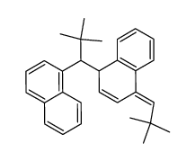 1-(1-(4-((E)-2,2-Dimethylpropyliden)-1,4-dihydro-1-naphthyl)-2,2-dimethylpropyl)naphthalin Structure