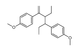 1,1'-(1,2-Diethyl-3-Methylene-1,3-propanediyl)bis[4-Methoxy-benzene]结构式