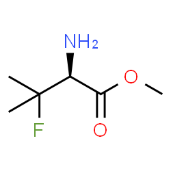 D-Valine, 3-fluoro-, Methyl ester结构式