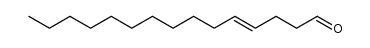 (trans)-pentadec-4-en-1-al Structure