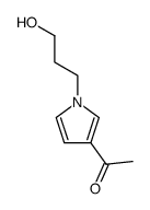 Ethanone, 1-[1-(3-hydroxypropyl)-1H-pyrrol-3-yl]- (9CI)结构式