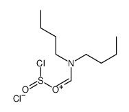 dibutyl(chlorosulfinyloxymethylidene)azanium,chloride Structure