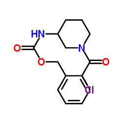 Benzyl [1-(chloroacetyl)-3-piperidinyl]carbamate Structure