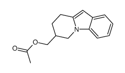 6,7,8,9-TETRAHYDRO-PYRIDO[1,2,A]INDOLE-7-METHANOL ACETATE结构式