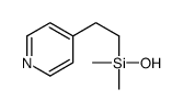 hydroxy-dimethyl-(2-pyridin-4-ylethyl)silane Structure