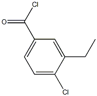 4-Chloro-3-ethylbenzoyl chloride Structure