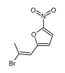 2-(2-bromoprop-1-enyl)-5-nitrofuran结构式