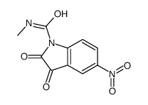 N-methyl-5-nitro-2,3-dioxoindole-1-carboxamide Structure