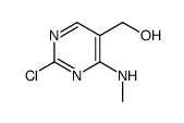 (2-chloro-4-(methylamino)pyrimidin-5-yl)methanol结构式