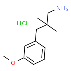 3-(3-Methoxyphenyl)-2,2-dimethylpropan-1-amine hydrochloride picture