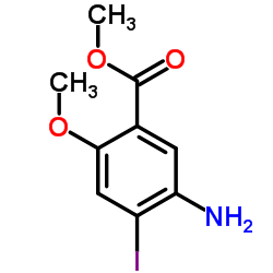 Methyl 5-amino-4-iodo-2-methoxybenzoate Structure