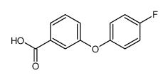 3-(4-Fluorophenoxy)benzoic acid结构式