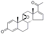 (9β,11β)-9,11-Epoxy-pregna-1,4,16-triene-3,20-dione结构式