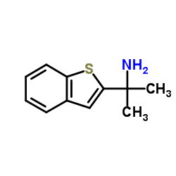 2-(1-Benzothiophen-2-yl)-2-propanamine Structure