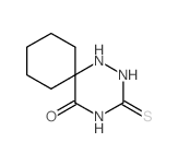 1,2,4-Triazaspiro[5.5]undecan-5-one,3-thioxo-结构式