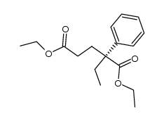 (R)-Diethyl 2-phenyl-2-ethylglutarate Structure