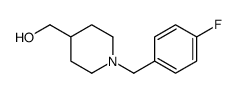 [1-(4-Fluoro-benzyl)-piperidin-4-yl]-methanol structure