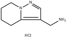 (4,5,6,7-Tetrahydropyrazolo[1,5-a]pyridin-3-yl)methanamine hydrochloride structure