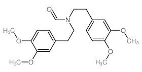 Formamide,N,N-bis[2-(3,4-dimethoxyphenyl)ethyl]- structure