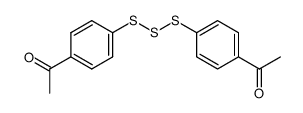 Di-(p-acetylphenyl)-trisulfan Structure