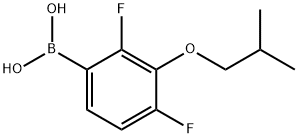 2,4-Difluoro-3-(2-methylpropoxy)phenylboronic acid Structure
