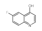 6-Fluoro-4-quinolinol Structure