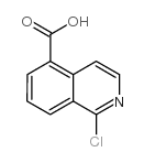 1-Chloroisoquinoline-5-carboxylic acid structure