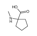 1-(methylamino)cyclopentanecarboxylic acid(SALTDATA: HCl)结构式