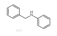 Benzenemethanamine,N-phenyl-, hydrochloride (1:1) structure