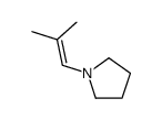 1-Pyrrolizino-2-methyl-1-propene Structure