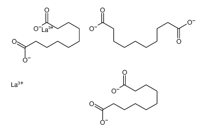 lanthanum(3+) sebacate Structure