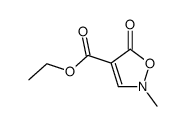 ethyl 2-methyl-5-oxo-2,5-dihydroisoxazole-4-carboxylate Structure