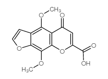 4,9-dimethoxy-5-oxo-5H-furo[3,2-g]chromene-7-carboxylic acid picture