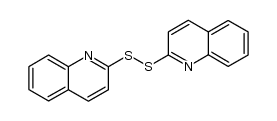 bis(2-quinolinyl)-disulfide Structure