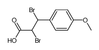 2,3-dibromo-3-(4-methoxy-phenyl)-propionic acid Structure