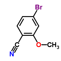 4-溴-2-甲氧基苯腈结构式