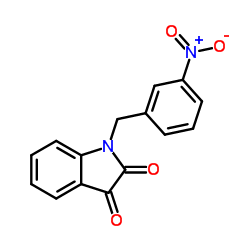 1-(3-Nitrobenzyl)-1H-indole-2,3-dione structure