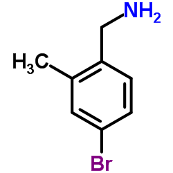 4-Bromo-2-methyl benzylamine Structure