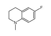 (9CI)-6-氟-1,2,3,4-四氢-1-甲基喹啉结构式