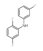 2,5-difluoro-N-(3-fluorophenyl)aniline结构式