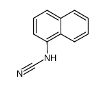 N-(naphthalen-1-yl)cyanamide结构式