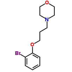 4-[3-(2-Bromophenoxy)propyl]morpholine structure