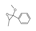 2-methyl-1-methoxy-1-phenyl-oxirane Structure