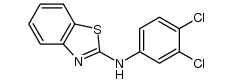 N-(3,4-dichlorophenyl)benzo[d]thiazol-2-amine Structure