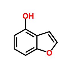 苯并呋喃-4-醇结构式