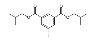 5-Jod-isophthalsaeure-di-isobutylester Structure