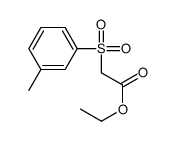 [(3-Methylphenyl)sulfonyl]acetic acid ethyl ester structure