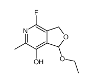 Furo[3,4-c]pyridin-7-ol, 1-ethoxy-4-fluoro-1,3-dihydro-6-methyl- (9CI) structure